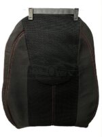 روکش صندلی پارچه ای چری آریزو ۵ مخمل مشکی دوخت قرمز کد 277