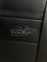 روکش صندلی هایما s5 چرم مشکی دوخت قرمز کد 1232 - Image 4