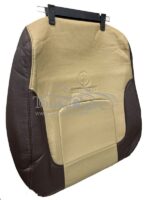 روکش صندلی برلیانس H330 و H320 چرم کرم مشکی - Image 3