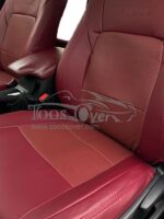 روکش صندلی تویوتا هایلوکس 2010 تا 2015 چرم زرشکی کد 9027 - Image 2