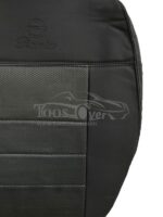 روکش صندلی نیسان رونیز چرم وسط پارچه طوسی کد 4320 - Image 2