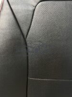 روکش صندلی جک J4 چرم مشکی دوخت قرمز کد ۱۱۲۸ - Image 4