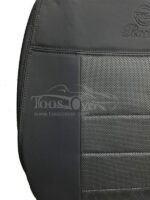 روکش صندلی نیسان رونیز چرم وسط پارچه طوسی کد 4320 - Image 4