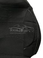 روکش صندلی  برلیانس H220-H230 مخمل مشکی دوحت سفید - Image 2