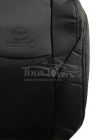 روکش صندلی مزدا ۳جدید new mazda3 چرم وسط پارچه مشکی کد 11991 - Image 2