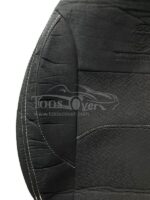 روکش صندلی  برلیانس H220-H230 مخمل مشکی دوحت سفید - Image 3