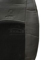 روکش صندلی اچ سی کراس H30 بغل چرم وسط پارچه اسپایس تنفسی مشکی دوخت سفید - Image 2