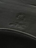 روکش صندلی اچ سی کراس H30 بغل چرم وسط پارچه اسپایس تنفسی مشکی دوخت سفید - Image 5