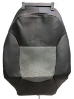 روکش صندلی هیوندا اکسنت بغل چرم خارجی وسط پارچه اسپایس تنفسی مشکی طوسی