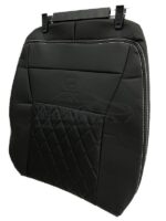 روکش صندلی لیفان 820 چرم مشکی دوخت سفید کد4066 - Image 3