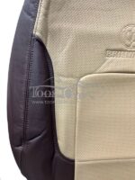 روکش صندلی برلیانس H330 و H320 چرم کرم مشکی - Image 4