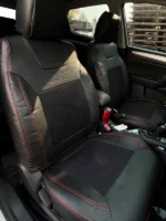 روکش صندلی جک s3 چرم مشکی دوخت قرمز کد 1122