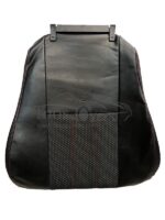 روکش صندلی فولکس گل بغل چرم خارجی وسط پارچه مشکی دوخت قرمز