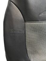 روکش صندلی هیوندا اکسنت بغل چرم خارجی وسط پارچه اسپایس تنفسی مشکی طوسی - Image 4