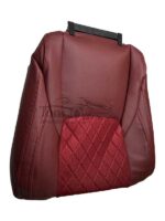 روکش صندلی خودرو تویوتا هایلوکس 2016 تا 2023 چرم پارچه زرشکی - کد 1323 - Image 2