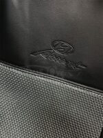 روکش صندلی هیوندا اکسنت بغل چرم خارجی وسط پارچه اسپایس تنفسی مشکی طوسی - Image 5