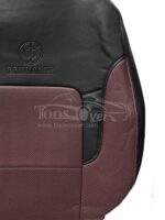 روکش صندلی H330 و H320 برلیانس چرم مشکی زرشکی - Image 2