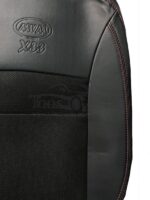 روکش صندلی New X33 MVM ام وی ام ایکس 33 جدید چرم مشکی دوخت قرمز - کد 6116 - Image 2