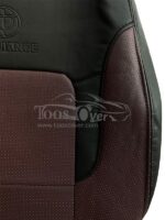 روکش صندلی H330 و H320 برلیانس چرم مشکی زرشکی - Image 4