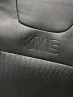 روکش صندلی KMC T8 جک چرم مشکی دوخت قرمز کد 4544 - Image 5
