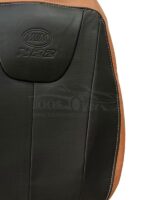 روکش صندلی MVM ام وی ام X22 و X22 پرو چرم خارجی مشکی مارون فابریکی کد 1121 - Image 2
