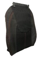 روکش صندلی پارچه ای چری آریزو ۵ مخمل مشکی دوخت قرمز کد 277 - Image 3