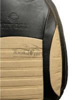 روکش صندلی خودرو سانگ یانگ تیوولی چرم کرم مشکی - کد 11127 - Image 3