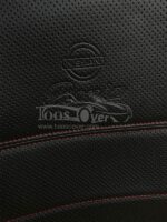 روکش صندلی نیسان رونیز چرم مشکی دوخت قرمز کد234 - Image 5