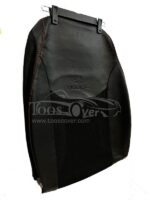 روکش صندلی خودرو چری تیگو ۵ چرم وسط پارچه اسپایس مشکی دوخت قرمز کد 249 - Image 3