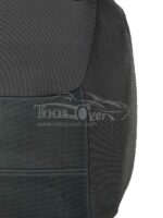 روکش صندلی نیسان رونیز پارچه ای رنگ طوسی کد 1321 - Image 2