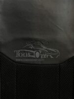 روکش صندلی خودرو چری تیگو ۵ چرم وسط پارچه اسپایس مشکی دوخت قرمز کد 249 - Image 5