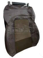 روکش صندلی خودرو چری تیگو۷ چرم مشکی وسط پارچه اسپایس قهوای - Image 3