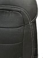 روکش صندلی فیدلیتی چرم خارجی مشکی دوخت سفید - پنج نفره - Image 4