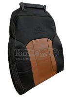 روکش صندلی خودرو چری تیگو ۵ چرم مشکی وسط مارون عسلی - Image 4