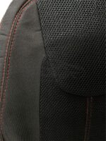 روکش صندلی پارچه ای چری آریزو ۵ مخمل مشکی دوخت قرمز کد 277 - Image 4