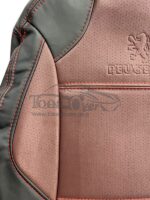 روکش صندلی ‌پژو 2008 چرم مشکی زرشکی - Image 4