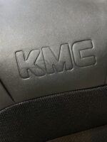 روکش صندلی جک کی ام سی k7 KMC چرم وسط پارچه اسپایس مشکی دوخت سفید کد 296 - Image 5