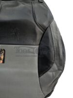 روکش صندلی ‌پژو 2008 چرم مشکی طوسی - Image 2