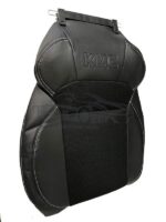 روکش صندلی جک کی ام سی k7 KMC چرم وسط پارچه اسپایس مشکی دوخت سفید کد 296 - Image 3