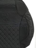 روکش صندلی ‌پژو 2008 پارچه برزنت مشکی - Image 2