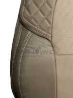 روکش صندلی خودرو رنو تالیسمان چرم خارجی کرم کد 1570 - Image 2