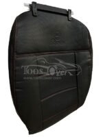 روکش صندلی نیسان رونیز چرم مشکی دوخت قرمز کد234 - Image 3