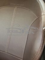 روکش صندلی هیوندا IX35 توسان 2011 تا 2015 چرم قهوه ای کد 4024 - Image 2