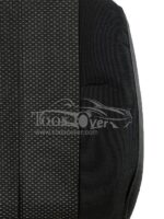 روکش صندلی خودرو نیسان پیکاپ پارچه مشکی وسط خال طوسی - Image 2