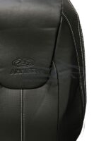 روکش صندلی خودرو چری آریزو 6 Arizzo چرم خارجی مشکی دوخت سفید - کد 4036 - Image 2