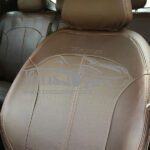 روکش صندلی IX35 توسان 2011 تا 2015 چرم قهوه ای کد 4024