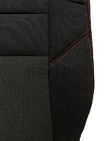 روکش صندلی خودرو کاپرا 1 پارچه ای مشکی دوخت قرمز - کد 1186 - Image 3