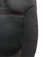 روکش صندلی خودرو کیا سراتو پارچه مشکی دوخت قرمز - کد 11779 - Image 2