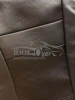 روکش صندلی ام وی ام 530 MVM چرم قهوای کد 234 - Image 4
