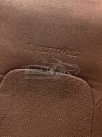 روکش صندلی هیوندا سانتافه جدید 2012 تا 2018 IX45 چرم مارون کد 4532 - Image 4